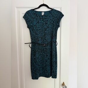 Y2K Patterned Mini Dress